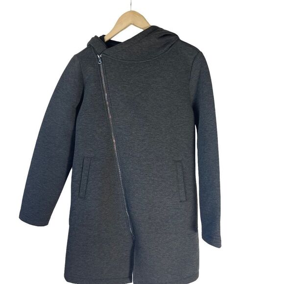Sage Collective Dark Grey Asymetrical Zip Front Sz M - Picture 1 of 7